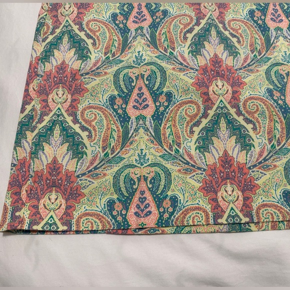 Ann Taylor Madison Paisley Skirt Size 8 - Picture 2 of 13